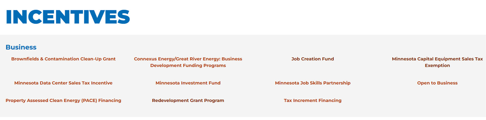 incentives screenshot